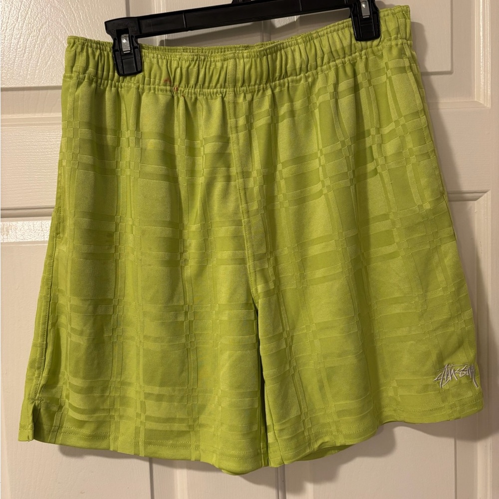 Stussy Lime Green Shorts